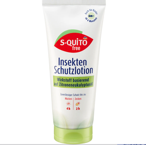 Лосьон от насекомых из масла лимонного эвкалипта S-QUiTO free Insektenschutzlotion mit Zitroneneukalyptusöl