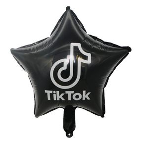 Фольгована куля TikTok, Чорний