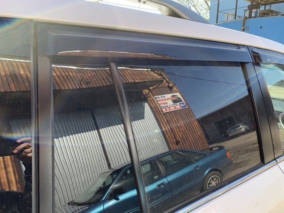 Ветровики 8 см (4 шт, HIC) для Lexus LX570 / 450d | Зображення 3
