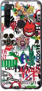 Чехол на Xiaomi Redmi Note 8 Many different logos из пластика FCh_006397