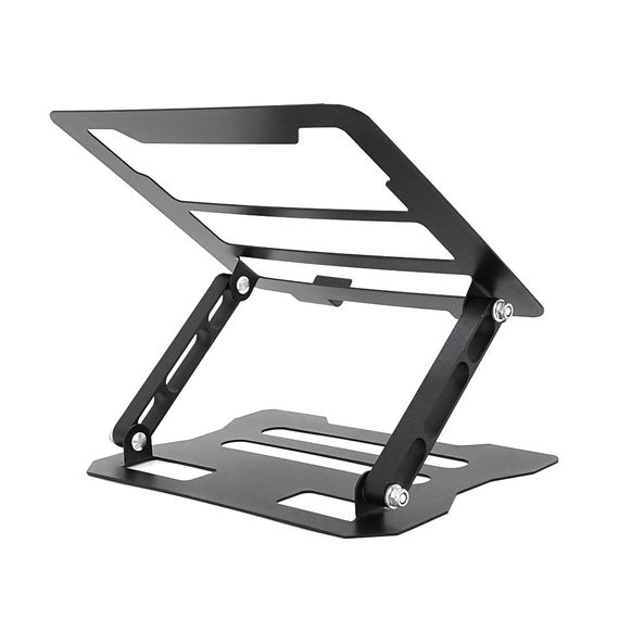 Подставка под ноутбук/планшет L018 складная, до 17', алюминий, 245x225x30мм | Зображення 1