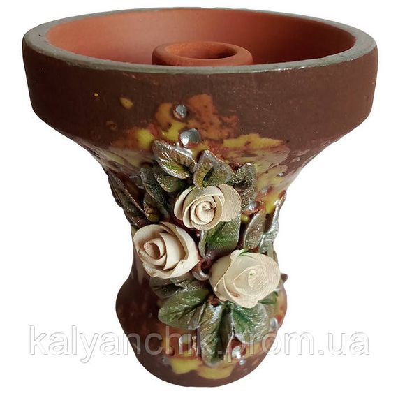 Чаша для кальяну 2x2 Еталон Botany Квіткове дихання