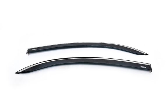 Вітровики з хромом (2 шт, Niken) для Mercedes Citan 2013-2024 рр | Зображення 1