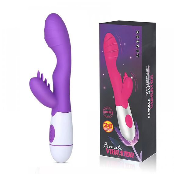 Вибратор для стимуляции клитора и точки G (USB, фиолетовый) | Зображення 5