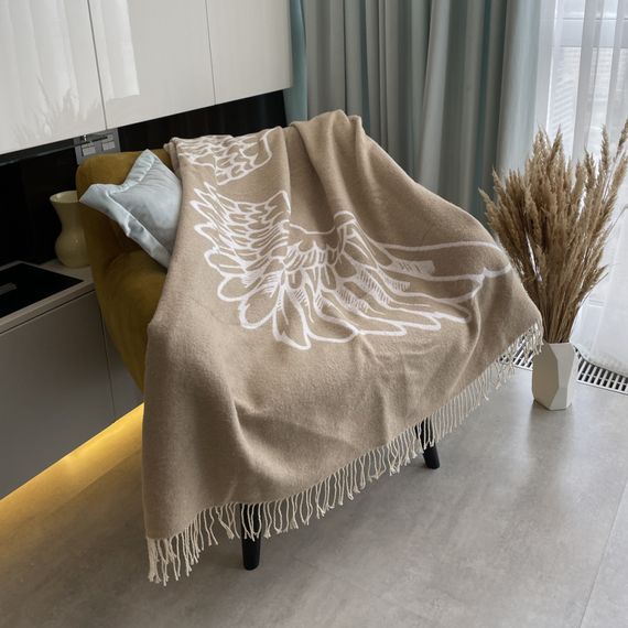 Плед SoundSleep 113036  140х200 см  бавовна бежевий