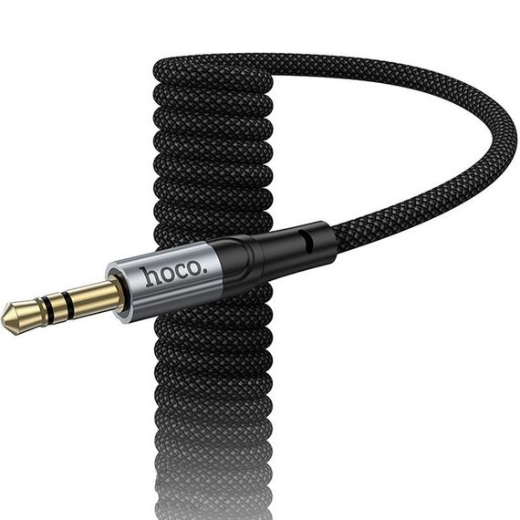 Аудіо кабель Aux Hoco UPA33 Nuevo (1.5m) Black | Зображення 5