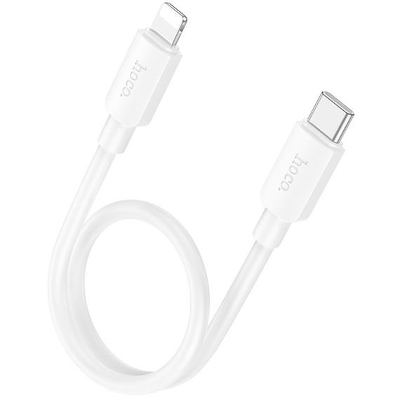 Дата кабель Hoco X96 Hyper Type-C to Lightning 20W (0.25m) White | Зображення 1