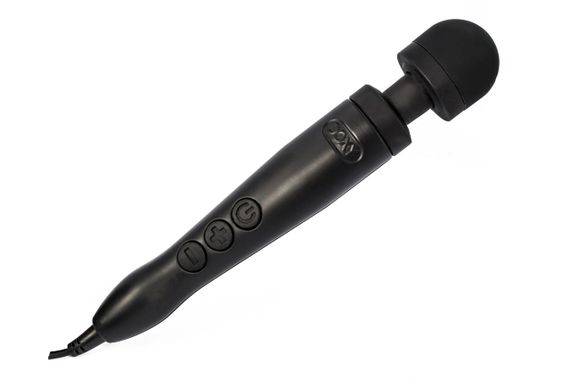 Вібромасажер DOXY Die Cast 3 Matt Black, дуже потужний, живлення 220В, металевий корпус Sex Aura
