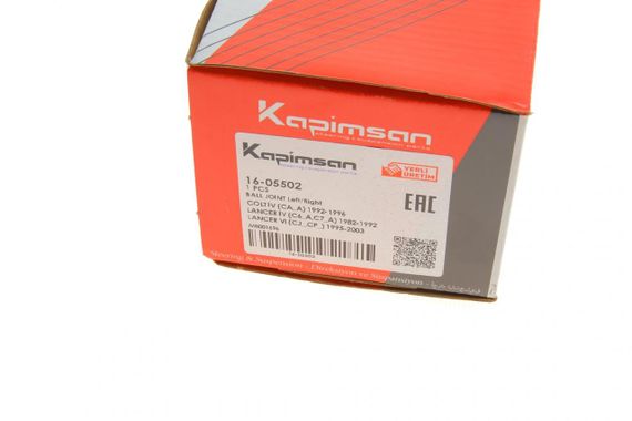 Опора шаровая передняя снизу Mitsubishi Colt Lancer 82-03 16-05502 | Зображення 4