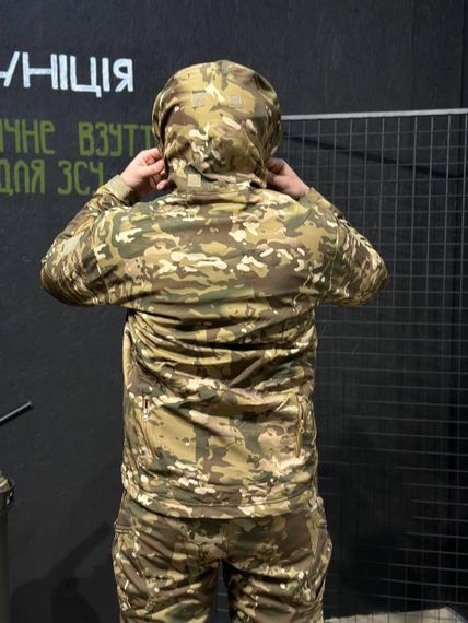 Комплект 4 в 1 Vanguard мультикам🇺🇸 Костюм Coyote Софт Шел + Термобілизна Esdy + Ботінки Esdy Автошнурівка | Зображення 3