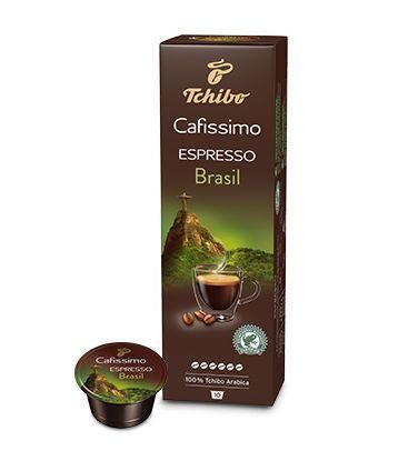 Кофе в капсулах Tchibo Caffitaly Cafissimo Espresso Brasil 10 шт.(6), Германия | Зображення 1