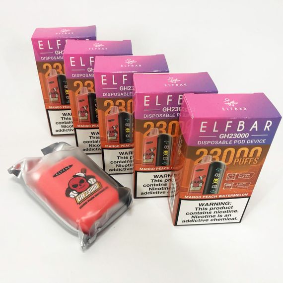 ELF BAR GH 23000 5%. Манго Персик Арбуз (Mango Peach Watermelon) | Зображення 1