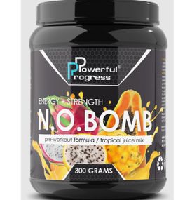 Комплекс до тренування Powerful Progress N.O.BOMB 300 g /30 servings/ Tropical mix