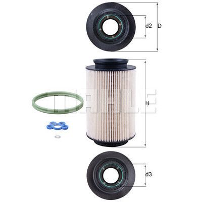 Фильтр топливный Mahle KX178DECO | Зображення 6