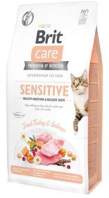 Корм Brit Care Cat Grain Free Sensitive Healthy Digestion & Delicate Taste сухой беззерновой для привиредливых котов с чувствительным пищеварением 7 кг