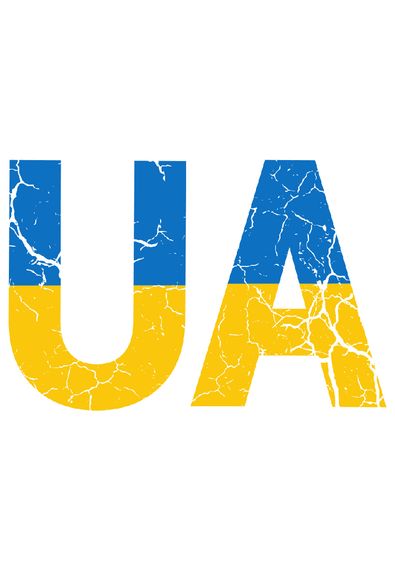 Футболка чоловіча біла з принтом "UA", 3XL | Зображення 1