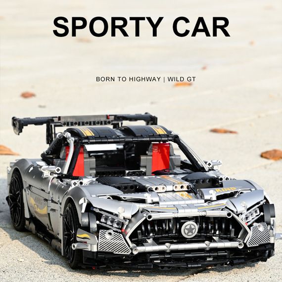 Конструктор Mould King 13126 Мерседес AMG GT 1:8 QuickSilver | Зображення 8