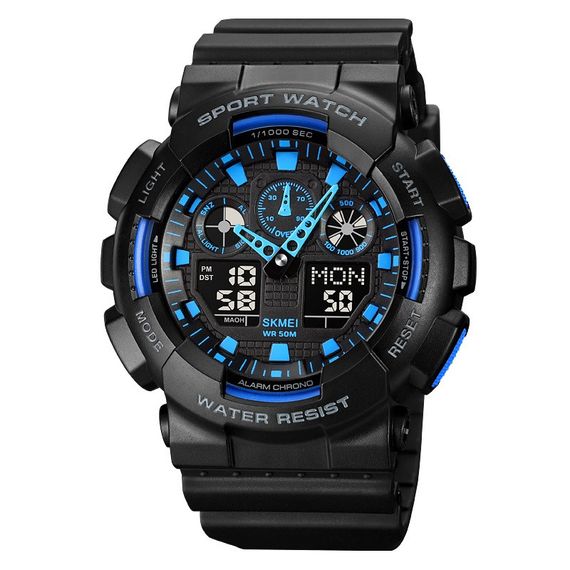 Годинник S2kmei 1832 Black-Blue
