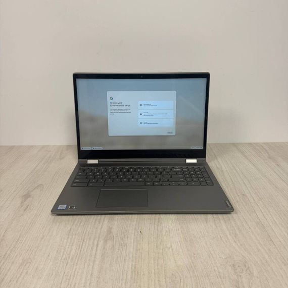 Ноутбук Б-клас Lenovo Chromebook C340-15 / 15.6" (1920x1080) IPS Touch / Intel Core i3-8130U (2 (4) ядра по 2.2 - 3.4 GHz) / 4 GB DDR4 / 128 GB SSD / Intel HD Graphics 620 / WebCam / Chrome OS б/в | Зображення 1