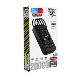Павербанк Power Bank Paleon PLO-EF20MAX USB x 2 Micro-USB Type-C 20000 mah чорний (PLO-EF20MAX_976)