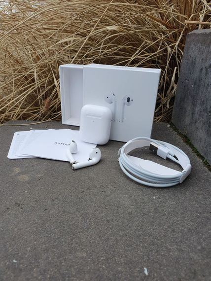 Бездротові навушники Apple AirPods 2 Premium quality Original series 1:1 Білі | Зображення 7