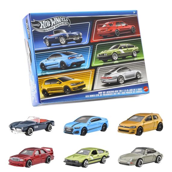 Тематичний набір машинок "Дорогами Європи" JBY79 Hot Wheels, 6 машинок, у коробці | Зображення 3