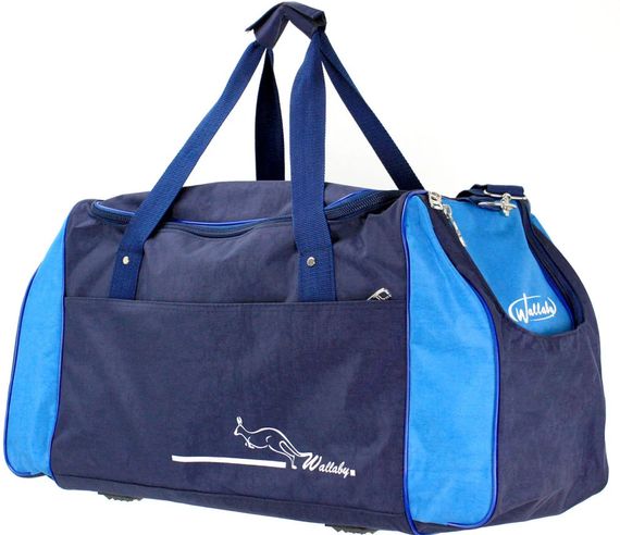 Спортивная сумка 59L Wallaby синяя с голубым 447-8