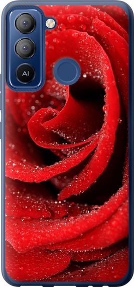 Чехол на Tecno POP 5 LTE BD4 Красная роза "529u-2639-17620"