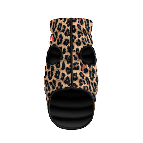 Курточка для собак WAUDOG Clothes крихіток "Леопард", L55, В 77-80 см, С 50-55 см