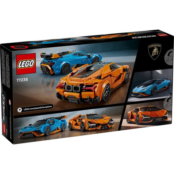 Конструктор LEGO Speed Champions Lamborghini Revuelto та Huracan STO (77238) | Зображення 5