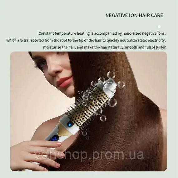 Гребінець для завивки "три в одному" з негативними іонами AND LY-946 | Зображення 5