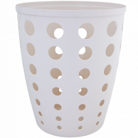 Корзина для паперу 13,5л пластик біла троянда Євро Алеана