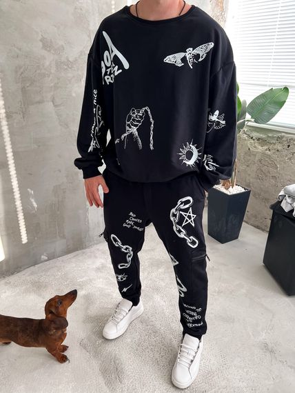 костюм світшот штани ДТФ