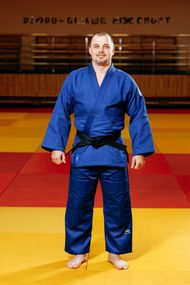 Синє кімоно для хлопців/чоловіків, дзюдо, TM BUDOGI серія PRO, зріст 180 см, щільність 650 гр/м.кв.