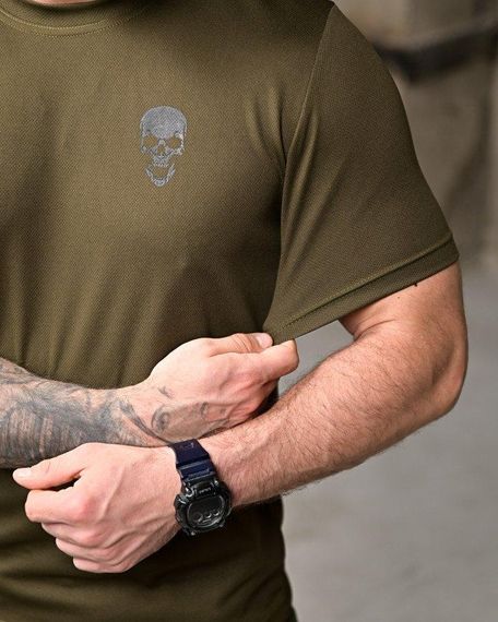 Тактична потивогонна футболка Дева 7.62 олива ПП7813 | Зображення 5