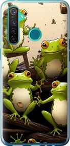 Чехол на Realme 5 Pro Жабки "5656u-1861-17620"