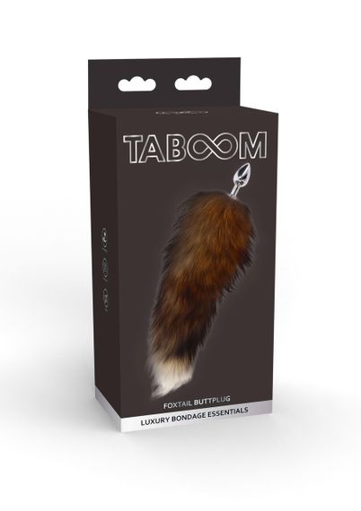 Анальний хвіст із металевою пробкою Foxtail Buttplug TABOOM Sex Aura | Зображення 5
