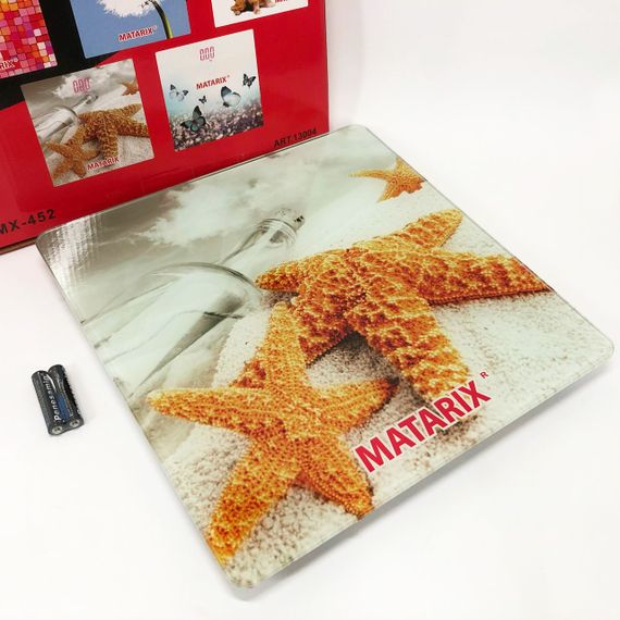 Ваги для підлоги MATARIX MX-452 180 кг, Ваги для вимірювання маси тіла, Електронні ваги зірки | Зображення 7