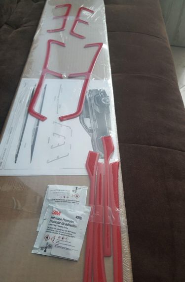 Молдинги на кузов HYUNDAI TUCSON (SUV) 22-23, HYTU22RIK RED, комплект | Зображення 5