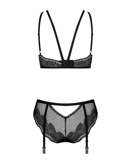Сексуальный комплект Obsessive Allastia set Black S/M sexstyle | Зображення 4