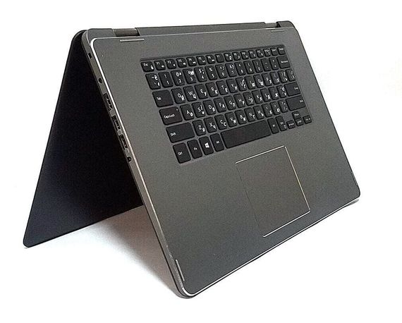 Ультрабук-трансформер Dell Inspiron 15-7568 / 15.6" (1920x1080) IPS / Intel Core i5-6200U (2 (4) ядра по 2.3 - 2.8 GHz) / 8 GB DDR3 / 480 GB SSD / Intel HD Graphics 520 / WebCam / Windows 10 Lic б/в | Зображення 5