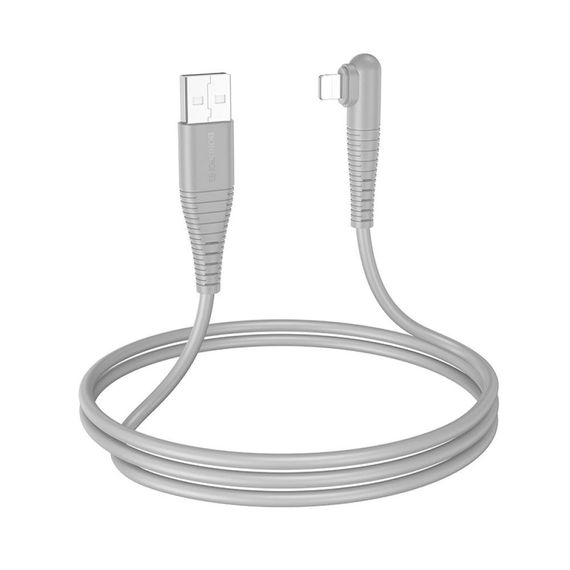 Кабель USB Borofone BX105 Corriente Lightning 2.4A Колір Бiлий | Зображення 8