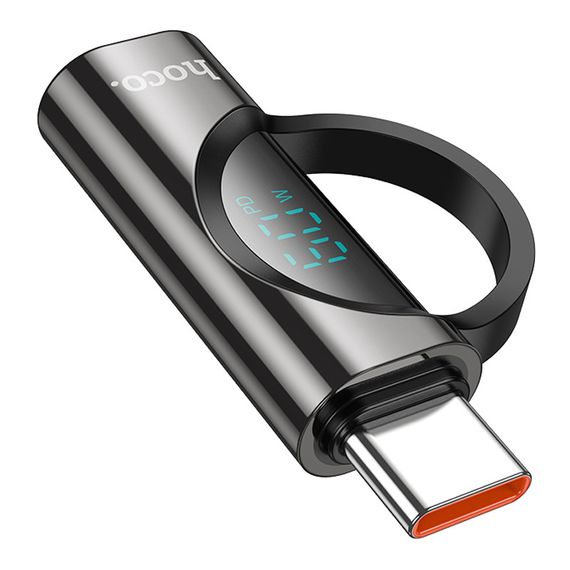 Перехідник Hoco UA32A Type-C male to Lightning female display adapter Black | Зображення 2
