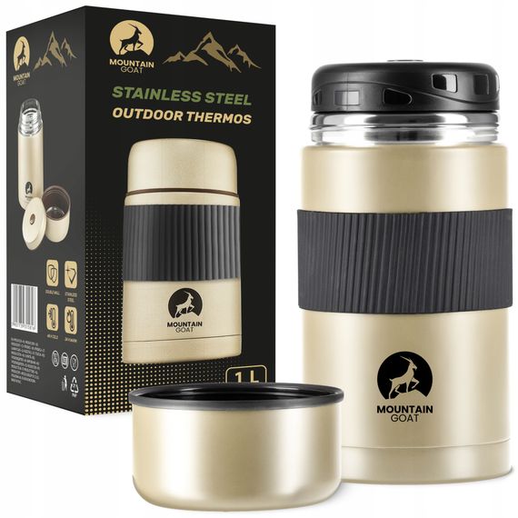 Термос для їжі Mountain Goat 1 л Gold (P-5907739315816)