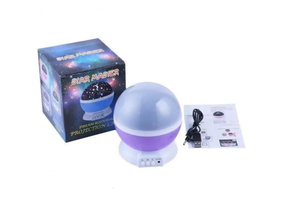 Ночник-проектор звездное небо Star Master Dream QDP01 Фиолетовый, синий, розовый | Зображення 2