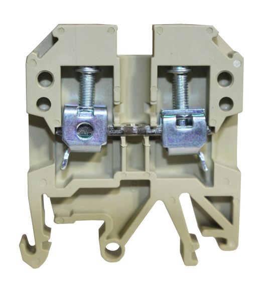 Клема КНГ-SAK-4EN 34А 0.2-4мм2 гвинтова бежевий набірна на DIN-рейку без маркера без кришки Ny95505484