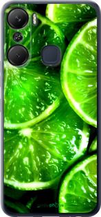 Чохол на Infinix Hot 12 Pro Зелені часточки лимона "852u-2868-2448"