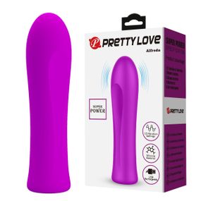 Мини-вибратор PRETTY LOVE Alfreda 12 режимов, розовый, 10.2 х 2.6 см sexstyle