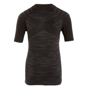 Термофутболка дитяча Keepdry 500 для футболу чорна - 113-122 см - 5-6 р