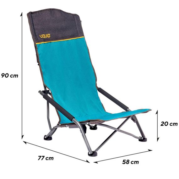 Крісло розкладне Uquip Sandy XL Blue/Grey (244030) | Зображення 2